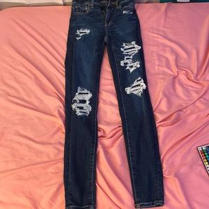 american eagle ripped jeans